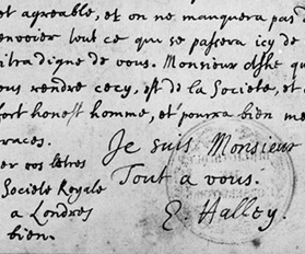 Lettre de Halley à J.D.Cassini, 8 juin 1681