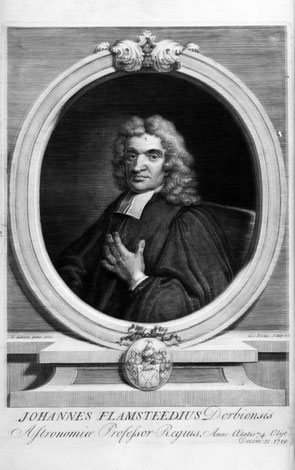 Portrait de John Flamsteed
