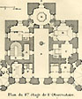 Plan du premier étage de l'Observatoire